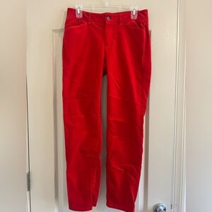 Talbots Red Straight Leg Pants